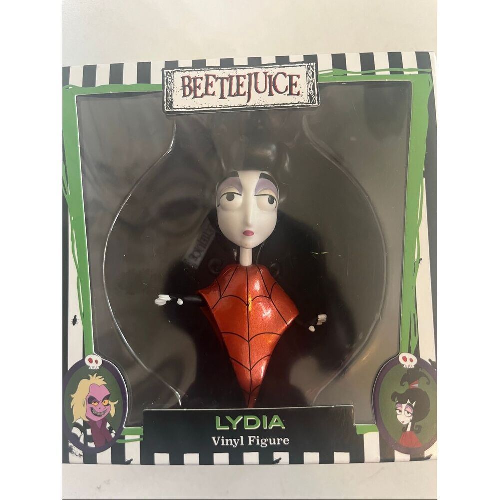 CultureFly⁠ Beetlejuice Lydia Metallic Vinyl Action Figure Collectible NWOT